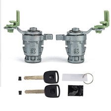 Lr Door Lock Cylinder W 2 Keys For 2003-2005 Honda Civic 1.3l 1.7l 72146s73003