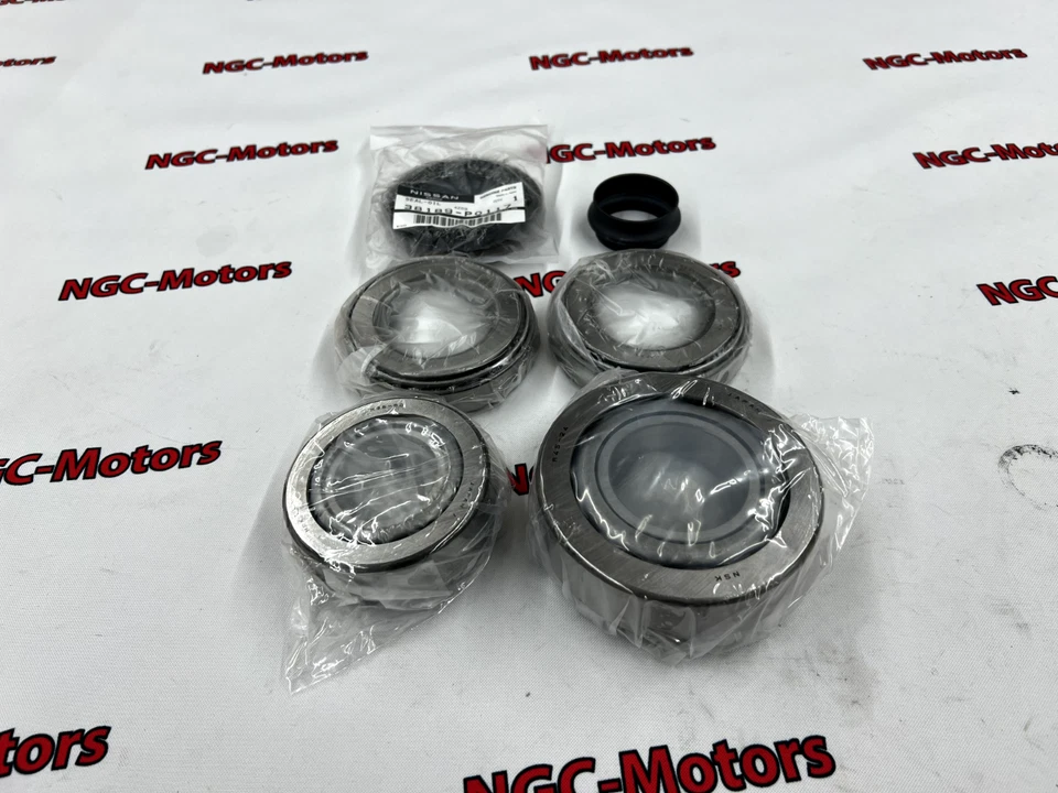Juego de 6 cojinetes y sellos diferenciales traseros originales Nissan X-terra frontier Foto 2 de 4