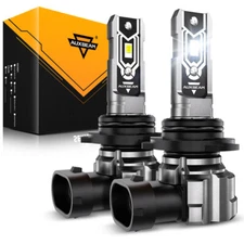 AUXBEAM 9006 HB4 LED Headlight Bulbs Conversion Kit Low Beam Super White Lights