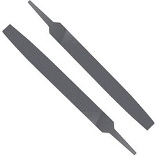 2P 6-inch Flat Medium Cut File Double Cut Teeth High Carbon Steel Hand File S...
