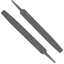 2P 6-inch Flat Medium Cut File Double Cut Teeth High Carbon Steel Hand File S...