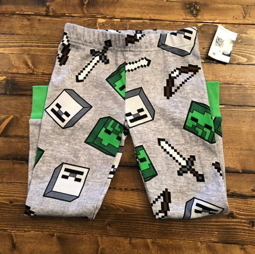 Minecraft PJ Kids Size 4 Pajama Pants XS