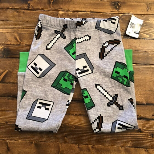 Minecraft PJ Kids Size 4 Pajama Pants XS - Picture 1 of 2