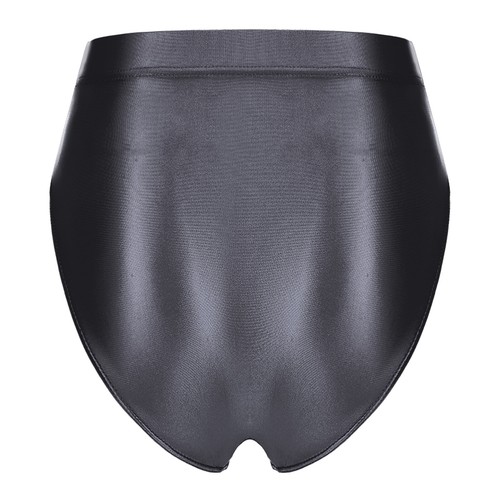US Women Underwear Oil Shiny High Waist Panties Thong Glossy Ballet Dance Briefs - Picture 46 of 117