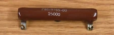 COLLINS 30L-1 POWER SUPPLY PARTS: 25K OHM BLEEDER RESISTOR 26 WATTS