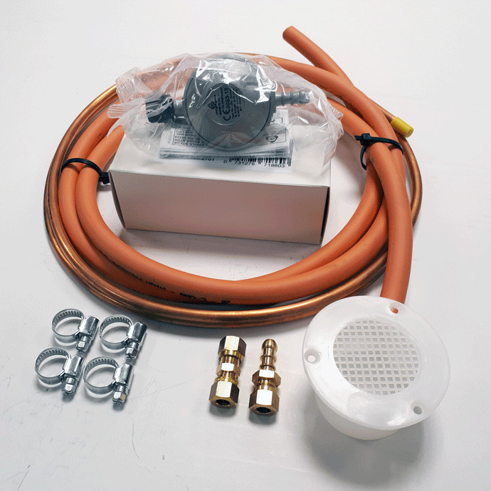 GAS REGULATOR KIT - 907 CAMPINGAZ - DOMETIC 9222 9722 8821 CAMPERVAN MOTORHOME