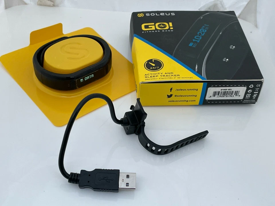 Трекер активности Soleus Go черный браслет монитор скорости фитнеса и сна новый - Изображение 3 из 4