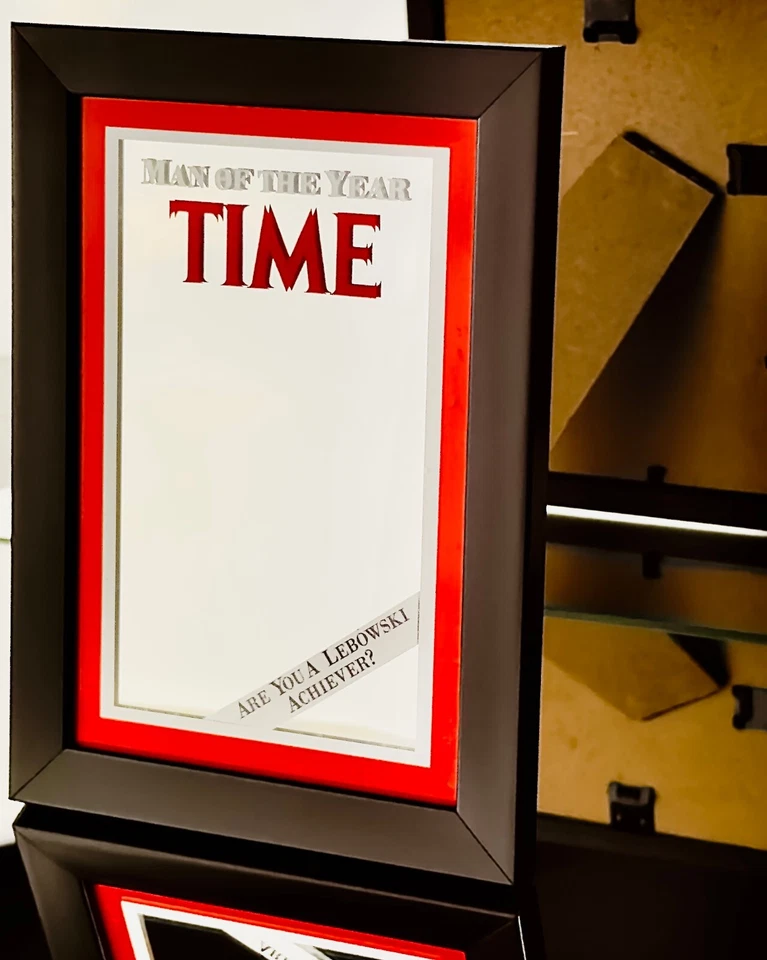 Man of the Year Time magazine Mirror: Handmade Replica (4″x6″) - Image 2 of 3