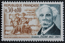 Timbre - FRANCE - Gabriel FAURE - 1966 - Neuf ** - YT1473