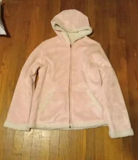 SEVENTY SEVEN Womans' 🩷 Pink Suede (Faux) Jacket 🩷 XL  Sherpa Lined USED ONCE