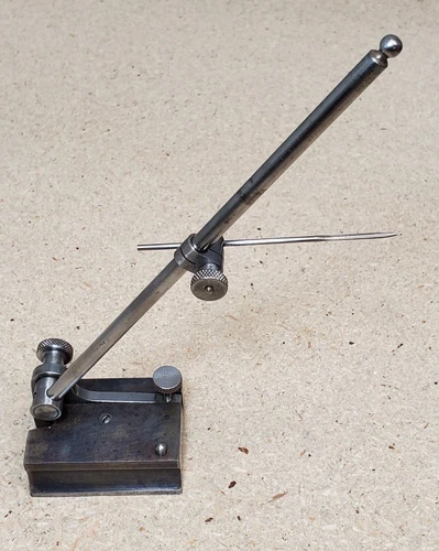 Starrett No. 56-C toolmakers universal surface gage -  7" spindle - U.S.A made