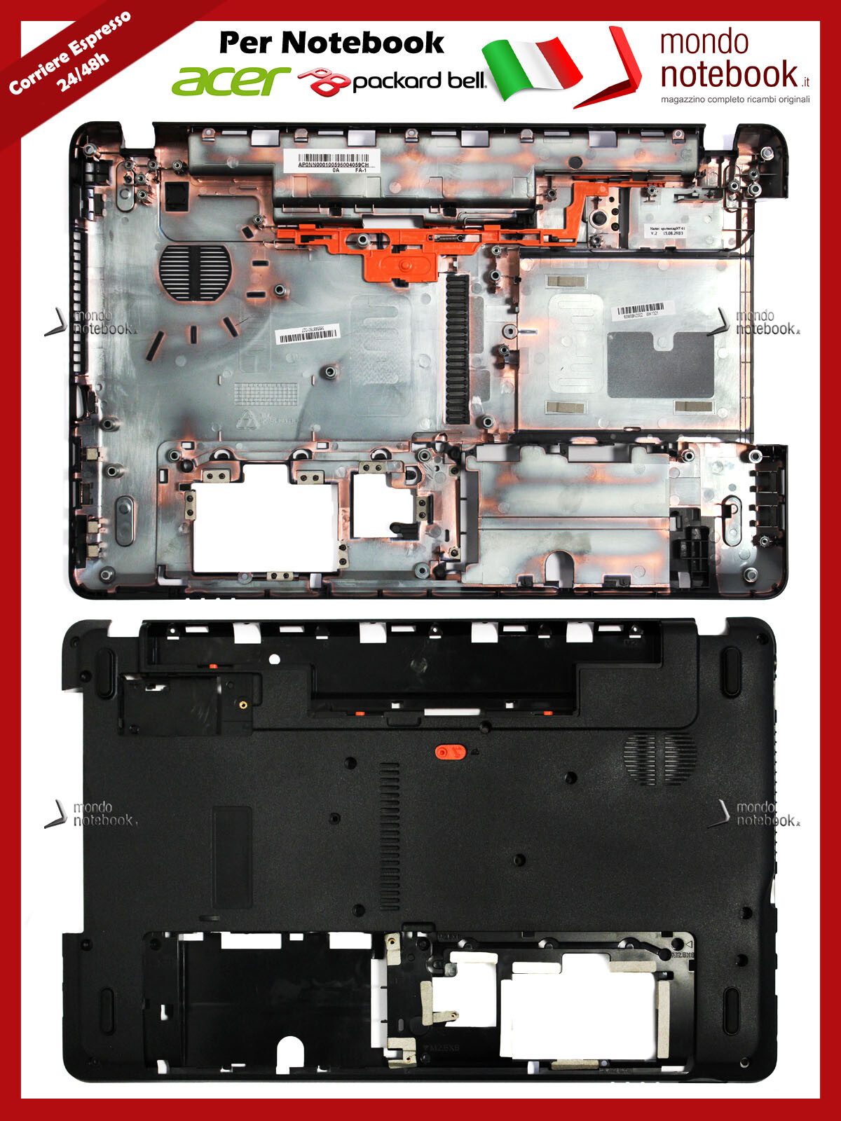 Bottom Case Scocca Cover Acer Travelmate E1-571 TM P253-E P253-M P253-MG