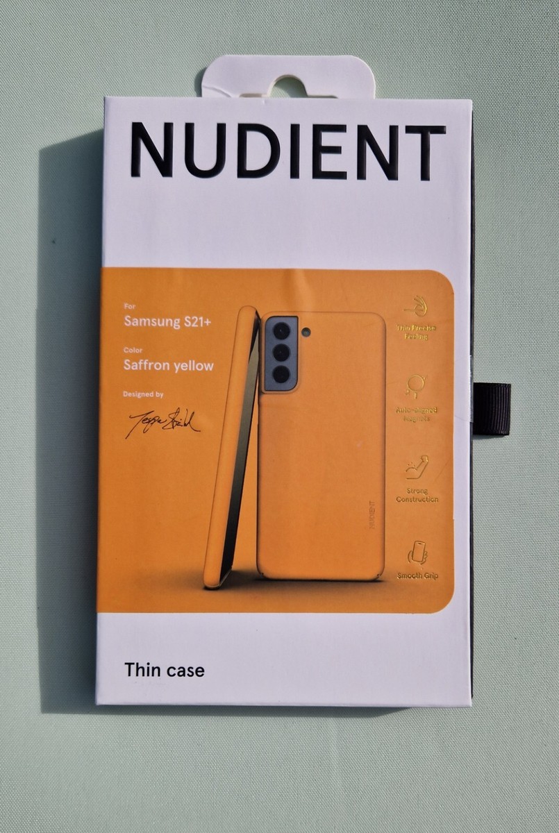 Nudient Samsung S21+ [Plus] Thin V3 Case, Saffron Yellow, Brand