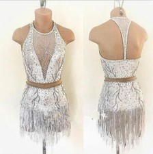ice figure skating competition dress Gymnastics costume dance Dress dyeing