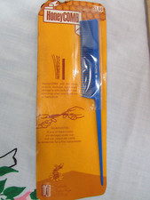 Vintage Nylon Plastic Hair Rat Tail Comb 8" NOS