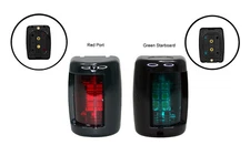 Pactrade Marine Boat Mini Green Starboard and Red Port LED navigation Light 12v 