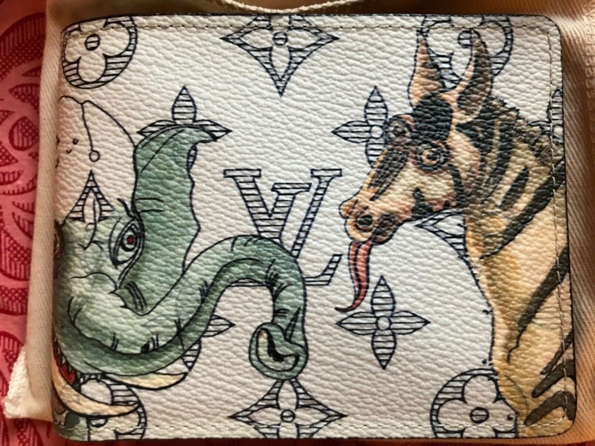 Louis Vuitton Show Limited Edition “The Zoo” Folding Wallet for