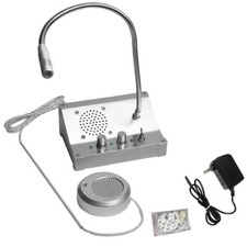 Dual-Way Talk Window Counter Intercom Speaker System Microphone for Bank Store