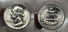 1950 D/S Washington Quarter 25c D over S Mint Mark PCGS MS 64