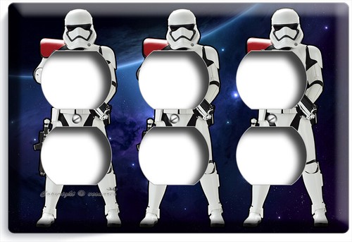 STAR WARS STORMTROOPER FUNNY LIGHT SWITCH TOGGLE OUTLET WALL PLATE ROOM HD DECOR | eBay