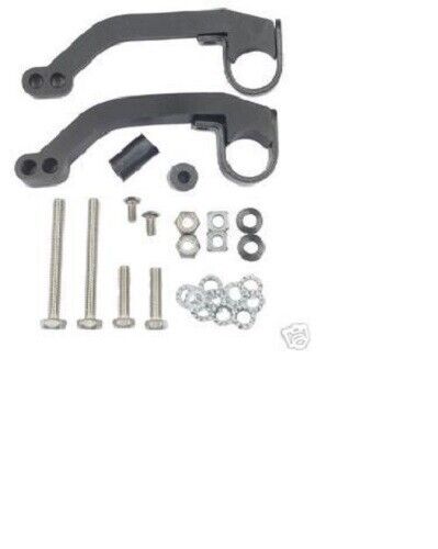 ATV Mounting Kit PowerMadd Star series Hand guards Black New - Foto 1 di 1