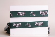 PHILADELPHIA EAGLES 7/8" GROSGRAIN RIBBON 1,3,5,10 YARDS FOOTBALL SHIP FROM USA