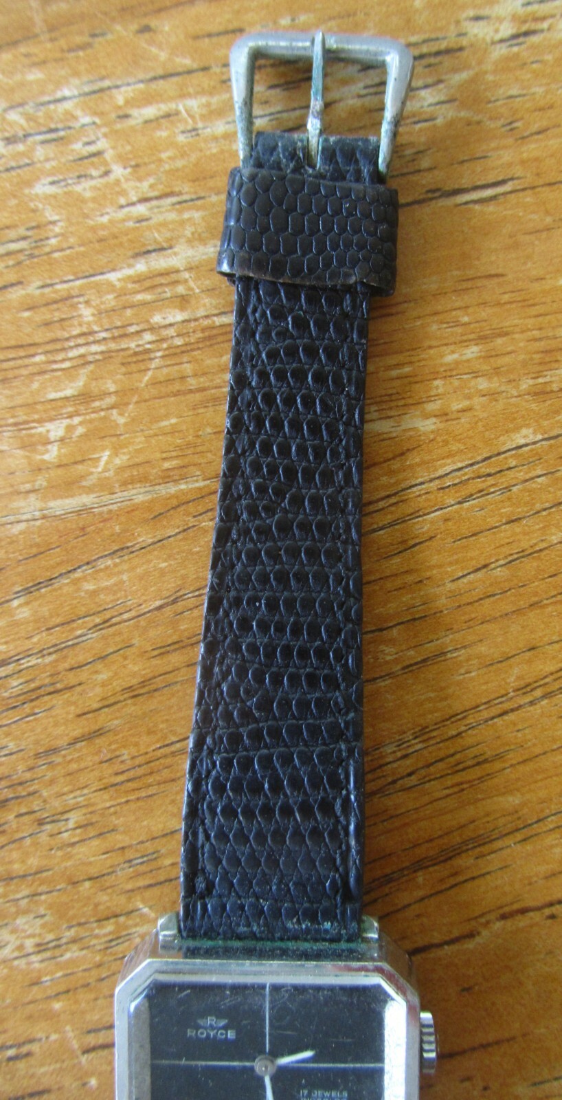 Montre Ancienne Royce Mécanique à Remontage Manuel - Bracelet Cuir, Occasion