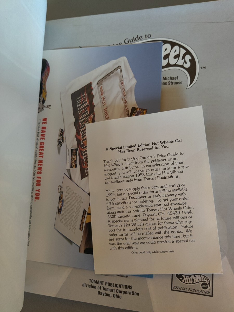 Tomart's Price Guide to Hot Wheels by Michael Thomas Strauss (1998