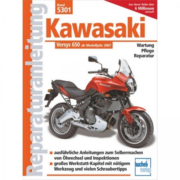 Thumbnail - Kawasaki Versys 650 (ab 2007) Werkstatthandbuch Bucheli Verlag