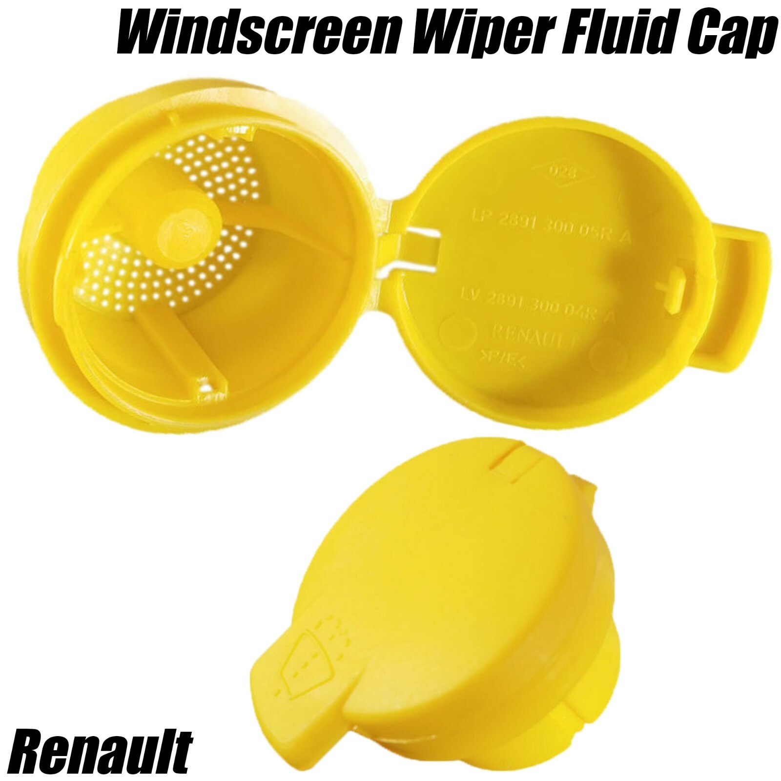 WINDSCREEN WASHER BOTTLE COVER LID CAP FOR RENAULT CLIO MEGANE SCENIC