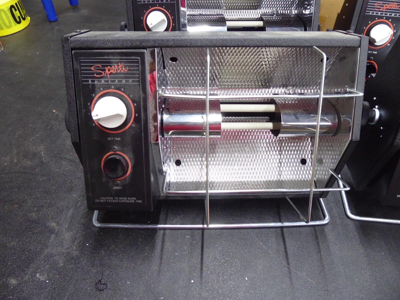 Lot of 4 Sperti Riviera Sun Vitamin D/Heat Tanning Lamps UV-93 Tabletop Parts