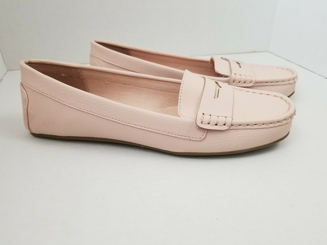 blush loafers