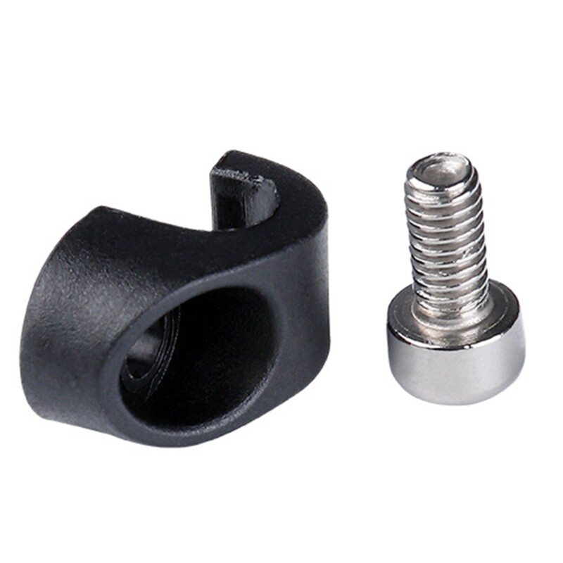 10 Pcs Bicycles Fork Brake Cable Housing Clamps Front Fork Cable Fixed