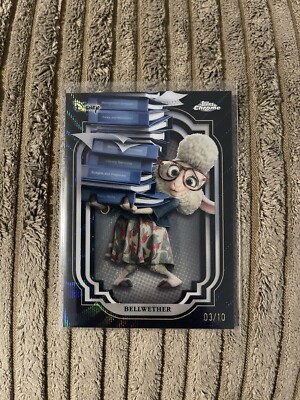 Topps Disney Chrome 2024 Zootopia Bellwether Karte Nummeriert 3/10 