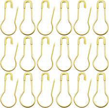 1000Pcs Metal Safety Pins, Bulb Gourd Pins, 0.9 Clothing Tag Pin Calabash Pin P