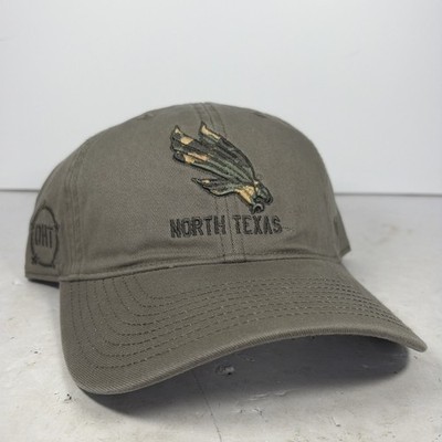 Operation Hat Trick OHT North Texas Mean Green NCAA Strap Back Hat