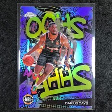 2024-25 Topps Chrome NBL DARIUS DAYS Oohs and Ahhs Refractor #7