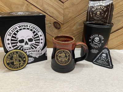 2023 Death Wish Coffee Deneen Pottery Fortune Teller Mug/Tankard #3176/5000 NIB