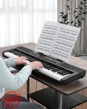 POGOLAB 61 Key Compact Keyboard Piano Black Beginner