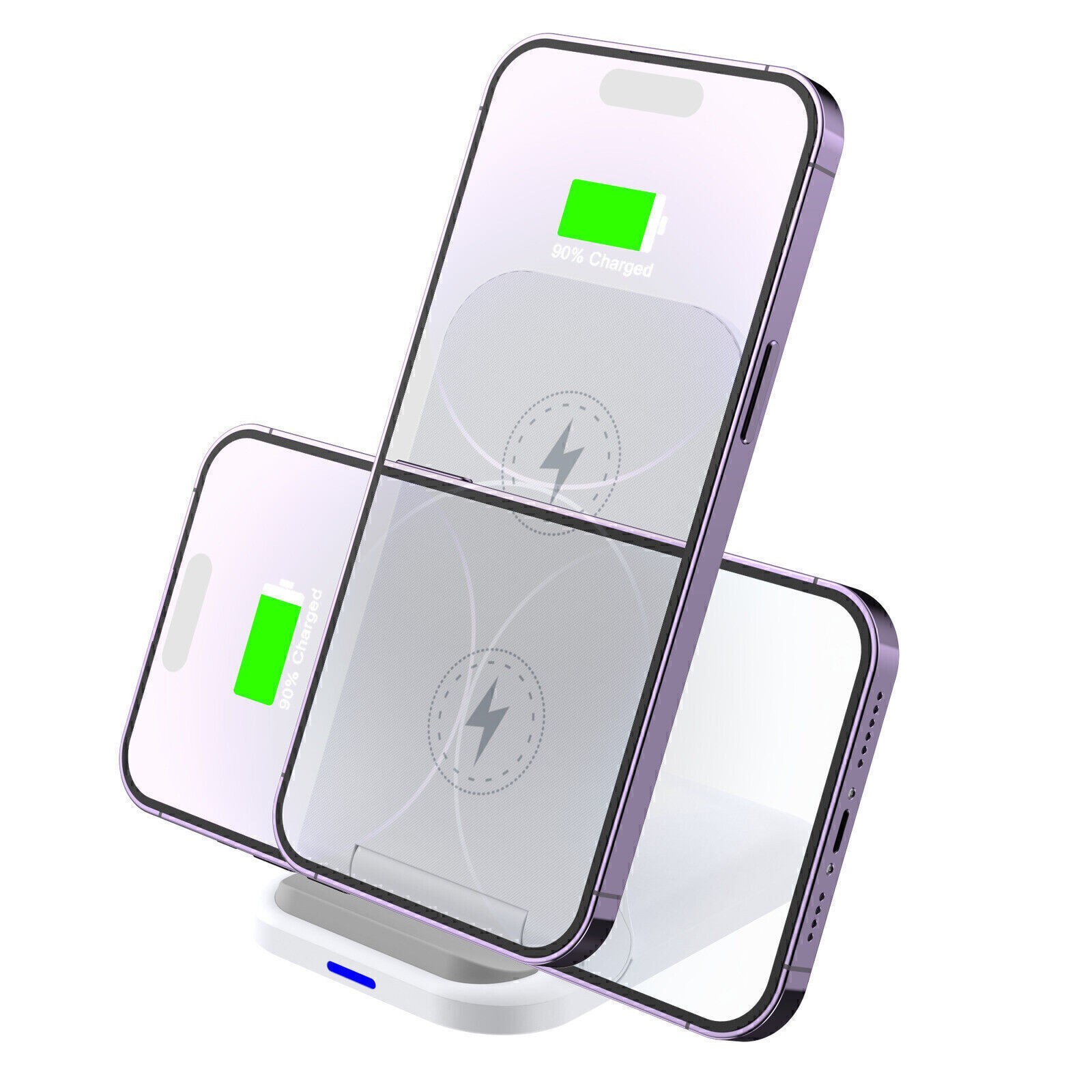 Fast Charging Stand for Samsung and iPhone - Durable Wireless Dock