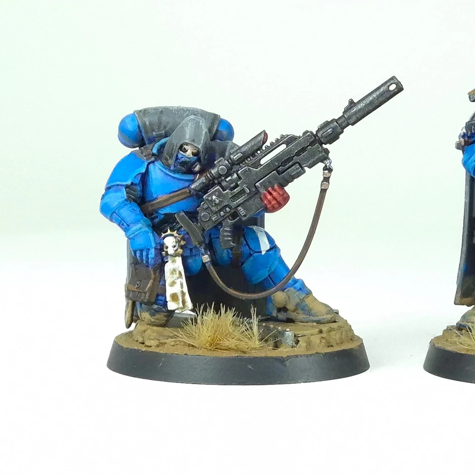 Eliminators Painted Crimson Fists Space Marines Warhammer 40k - Image 3 of 4