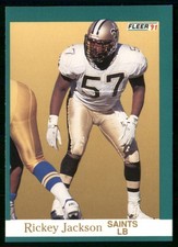 1991 Fleer - Rickey Jackson #296