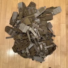 SET OF 2 USED US Military USMC DOUBLE MAGAZINE Mag POUCH Coyote Brown