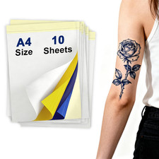 Tattoo Transfer Paper   A4 Size, 10 Sheets   Tattoo Stencil Paper for Thermal Ta
