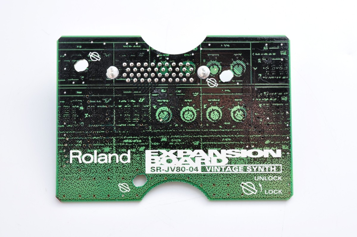 ROLAND ローランド SR-JV80-04 VINTAGE SYNTH Roland SR-JV80-04 Vintage Synth Expansion Board - Green for