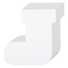 Christmas Stocking Paper Cutouts 72 PCS 6x6 White Die Cuts for Xmas Crafts