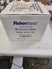 Fisherbrand ColorFrost Microscope Slides Blue Clipped Corner 10 Gross 22-037-160