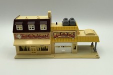 Micro Machines, City Scenes, Gas Station, Galoob, 1989, Not Working
