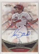 2017 Topps Tier One Prime Performers 35/300 Adam Duvall #PPA-ADU Auto 6we