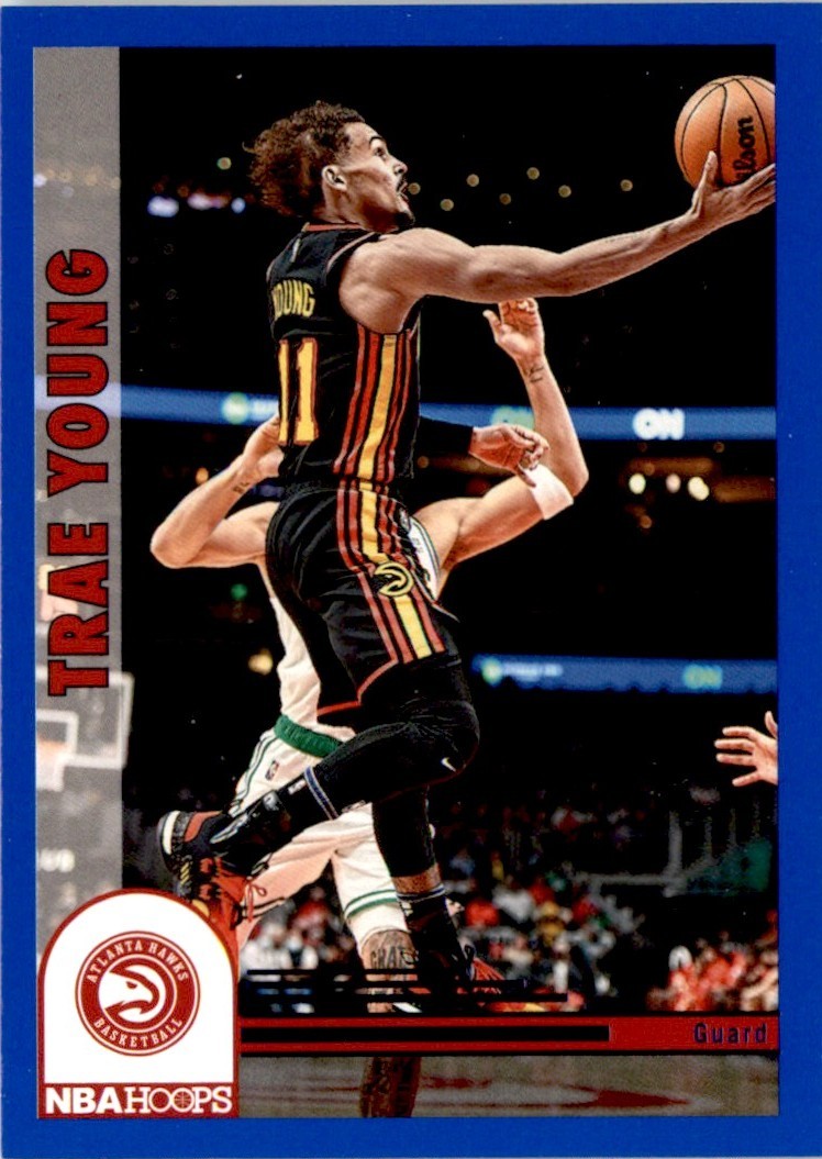 2022-23 Hoops Blue Trae Young Atlanta Hawks #291 Parallel